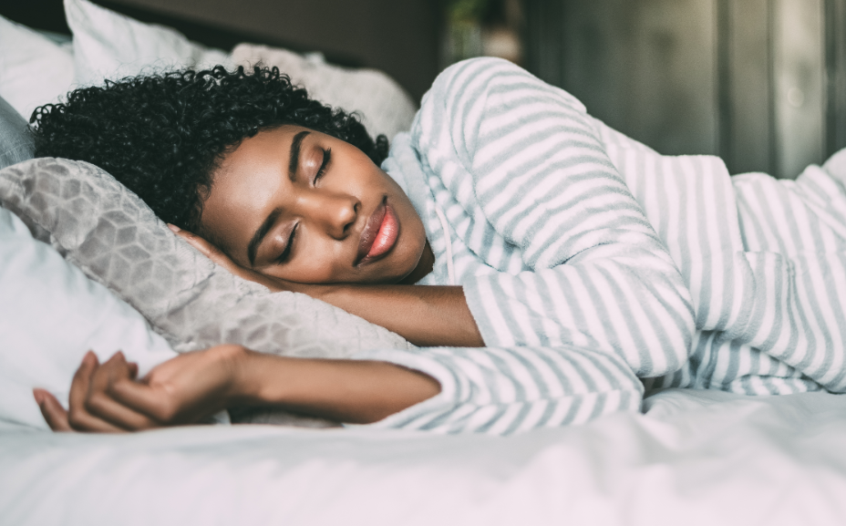 Woman sleeping peacefully